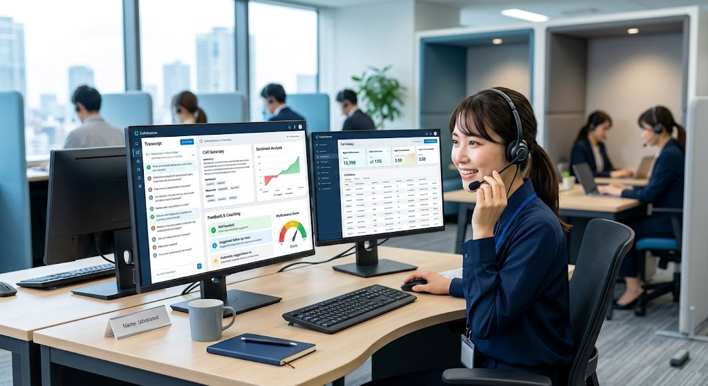 コールセンター向け要約・フィードバックソフトウェア